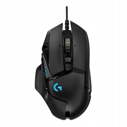 Laidinė optinė žaidimų pelė „Logitech G502 Hero“, USB, juoda