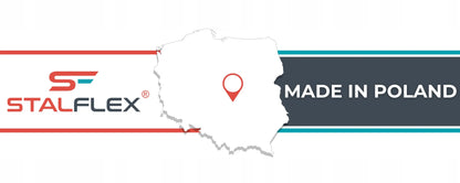 Laidų organizatorius, laikiklis, kabelių maskuoklis po stalu, 59 cm, metalinis, juodas, Stalflex