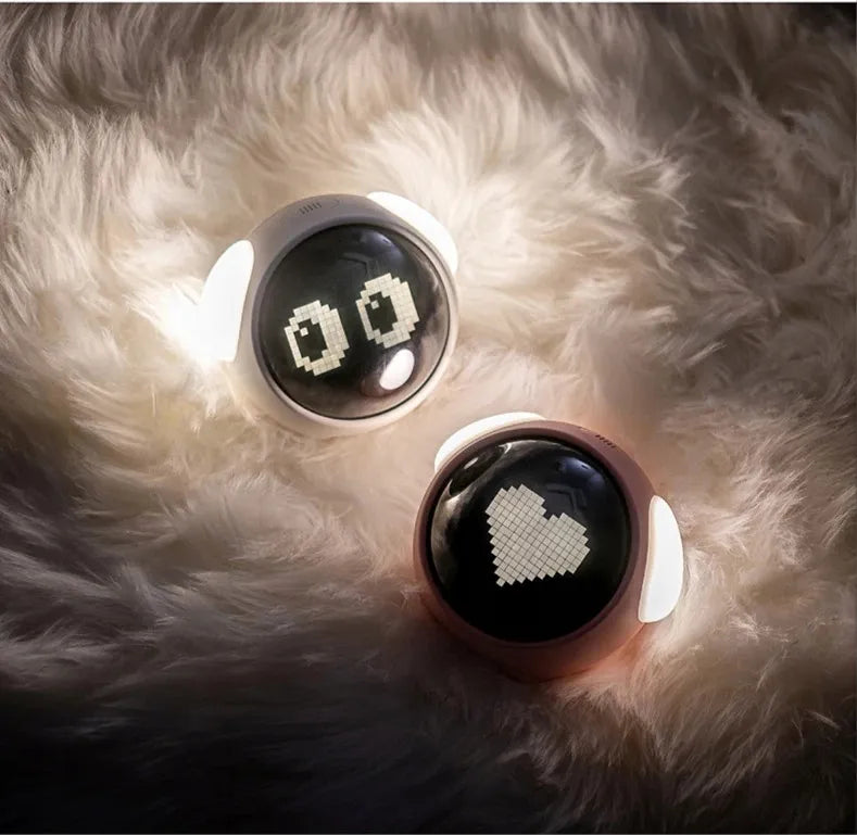 Laikrodis žadintuvas naktinė LED lempa vaikams Emoji