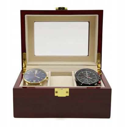 Laikrodžių dėžutė lagaminėlis 3 laikrodžiams