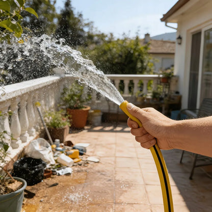 Lanksti sodo žarna 3/8"-1/2" armuota, 3 sluoksnių, 20m