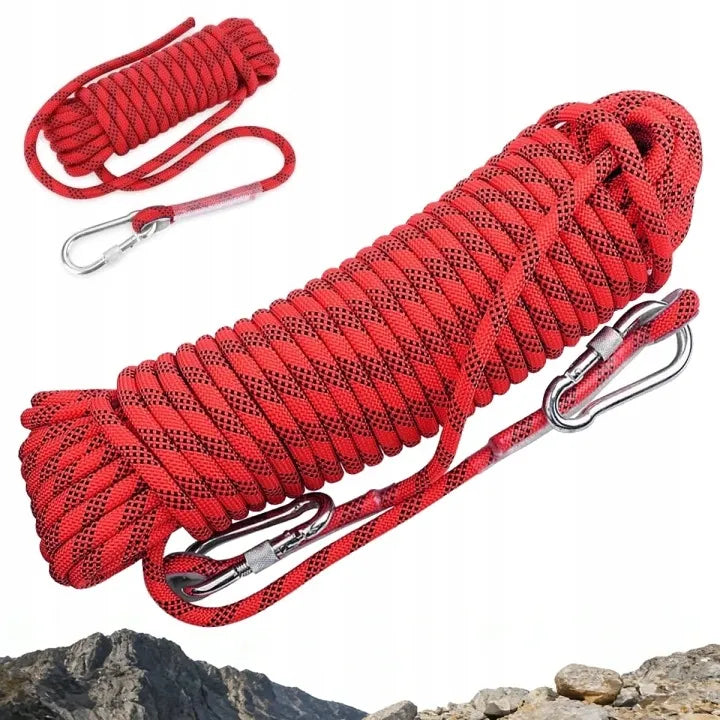 Lauko laipiojimo virvė 15 m, skersmuo 10 mm, keliamoji galia 1200 kg