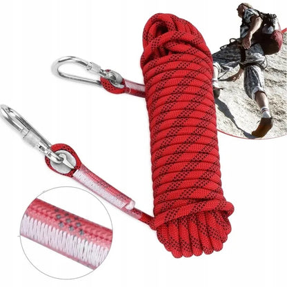 Lauko laipiojimo virvė 15 m, skersmuo 10 mm, keliamoji galia 1200 kg