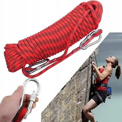 Lauko laipiojimo virvė 15 m, skersmuo 10 mm, keliamoji galia 1200 kg
