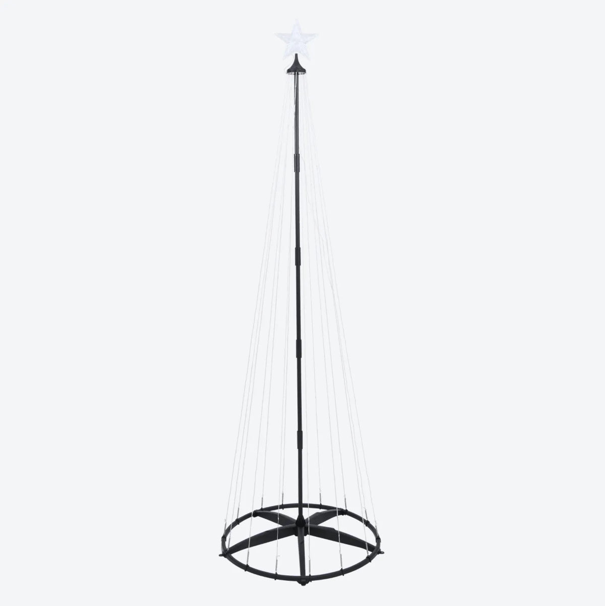 Lauko LED kalėdinė eglutė, 370 LED, 230 cm