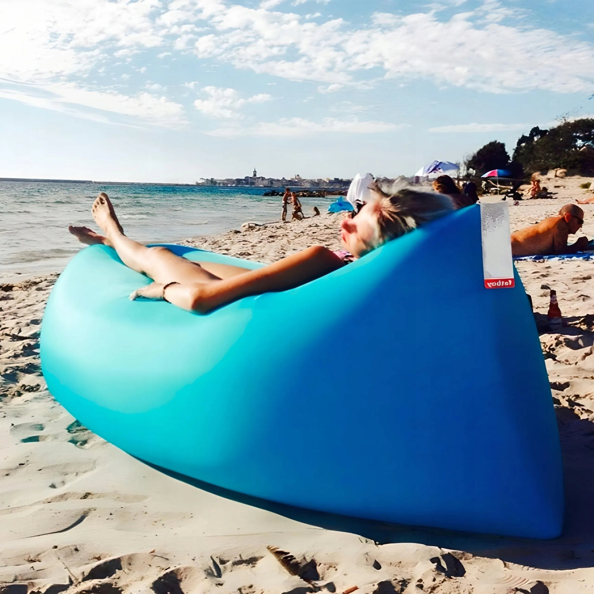LAZY BAG pripučiama išlankstoma sofa paplūdimiui