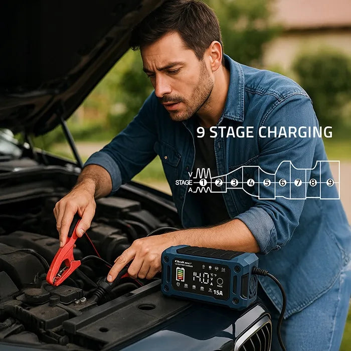 LCD išmanusis Automobilio užvedėjas