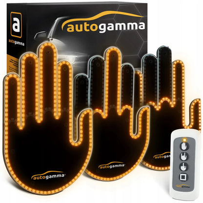 LED automobilio galinio stiklo gestų ekranas (su nuotoliniu pultu)
