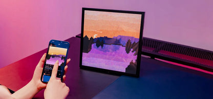 LED lempa pikselių ekranas Pixel Art Bluetooth 32x32