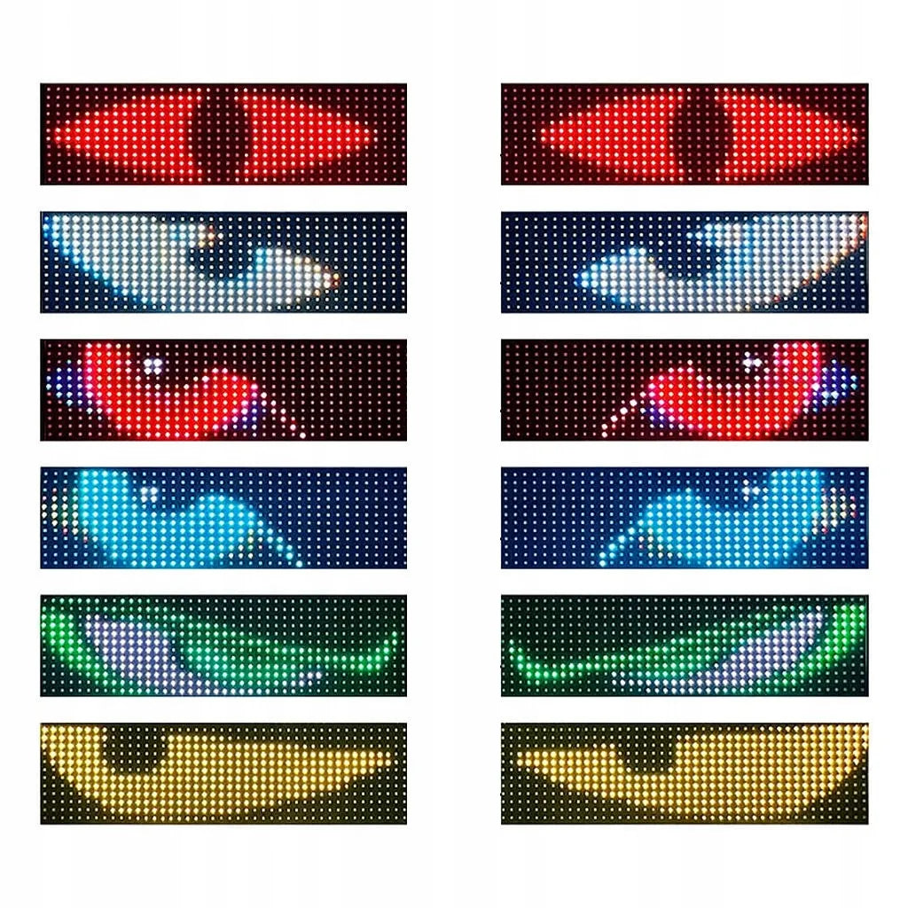 LED lenta TIR 38x10 automobilinė žinutė su programėle ir gestų signalizacijos funkcija