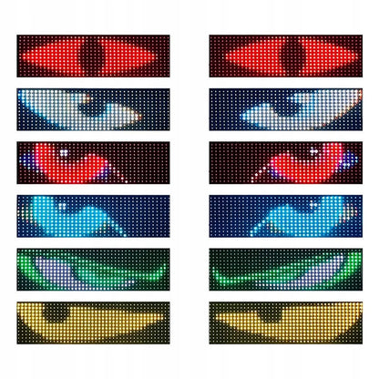 LED lenta TIR 38x10 automobilinė žinutė su programėle ir gestų signalizacijos funkcija