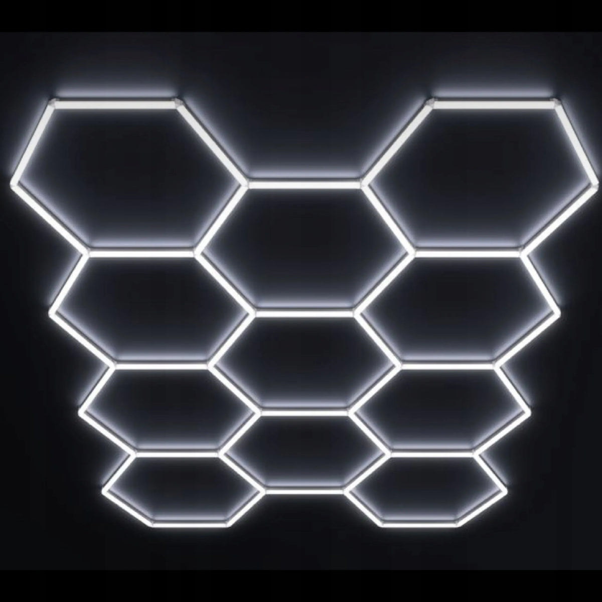 LED lubinis šviestuvas Hexagon 315*229cm 6500K garažui ir namams