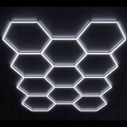 LED lubinis šviestuvas Hexagon 315*229cm 6500K garažui ir namams
