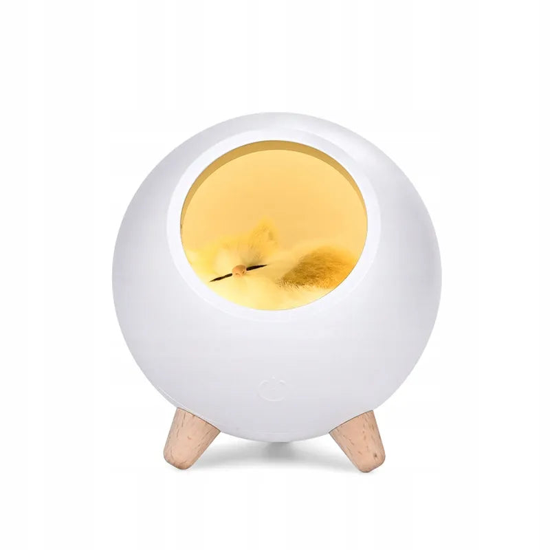 LED Naktinė Lempa Vaikams su Kačiuku, USB