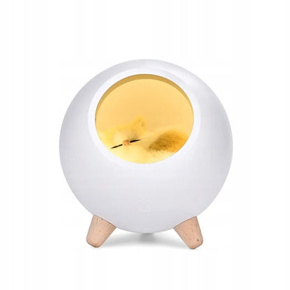 LED Naktinė Lempa Vaikams su Kačiuku, USB