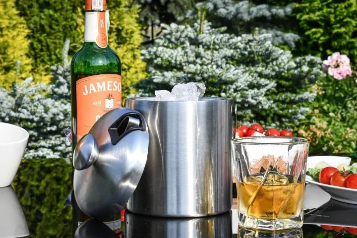 Ledo kibirėlis LUXITO LAURA 1,3l satininis su žnyplėmis