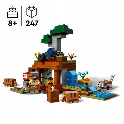 LEGO 21269 MINECRAFT Kelionė į šarvuočių kasyklą