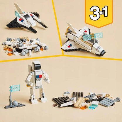 LEGO 31134 CREATOR Kosminis erdvėlaivis 3 viename