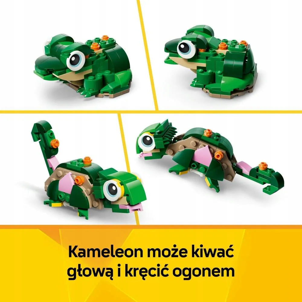 LEGO 31377 CREATOR Vėžlys ir vandens lelijos žiedas 3 viename