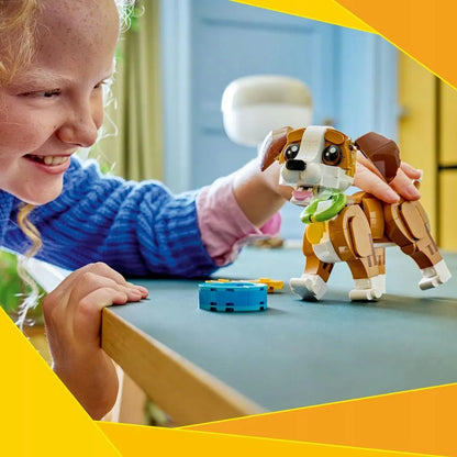 LEGO 31382 Creator 3 viename Mieli gyvūnėliai: žaismingas šuniukas