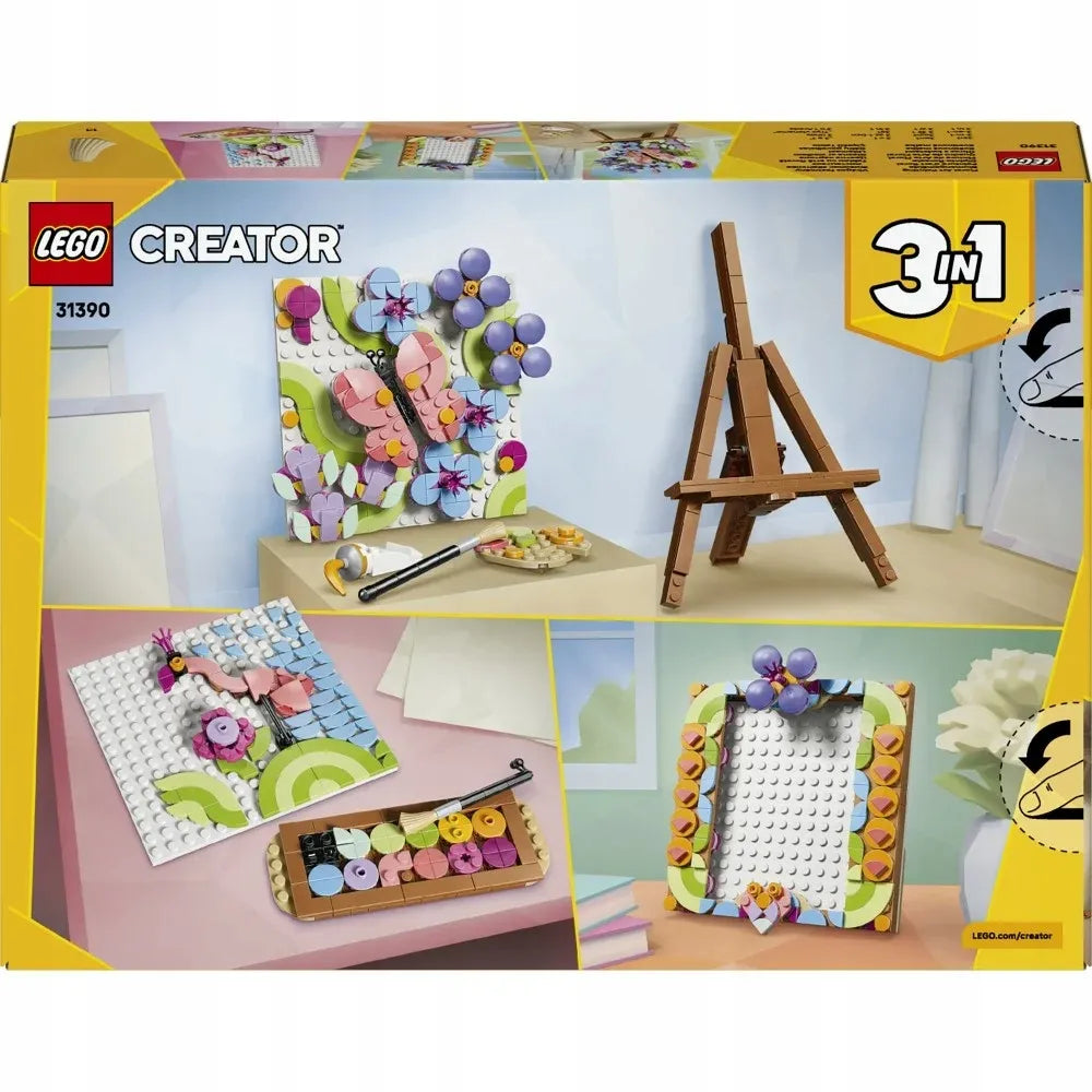 LEGO 31390 CREATOR Dekoracinis paveikslas su gėlėmis 3in1