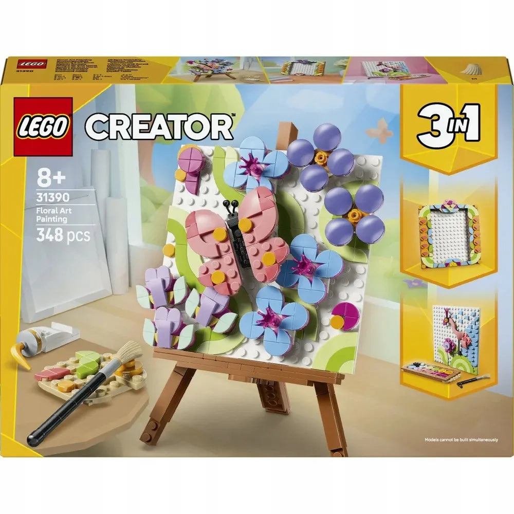 LEGO 31390 CREATOR Dekoracinis paveikslas su gėlėmis 3in1