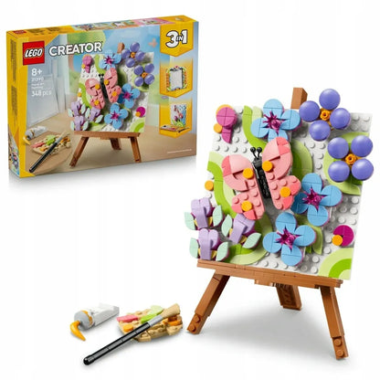 LEGO 31390 CREATOR Dekoracinis paveikslas su gėlėmis 3in1