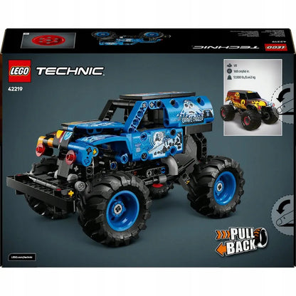 LEGO 42219 Technic Monster Jam Grave Digger Ugnis ir ledas