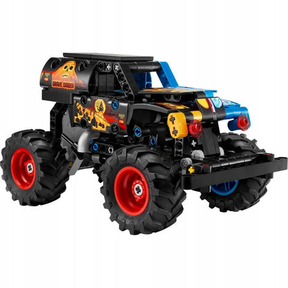 LEGO 42219 Technic Monster Jam Grave Digger Ugnis ir ledas