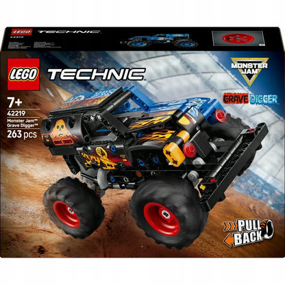 LEGO 42219 Technic Monster Jam Grave Digger Ugnis ir ledas