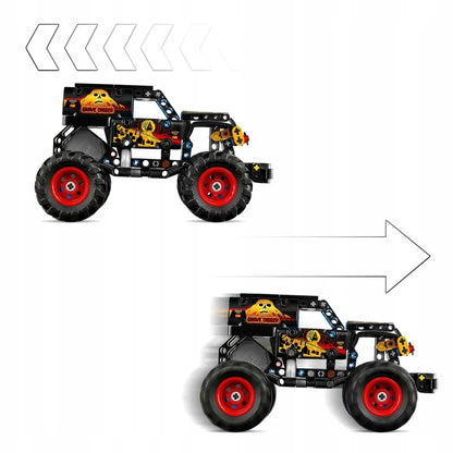 LEGO 42219 Technic Monster Jam Grave Digger Ugnis ir ledas