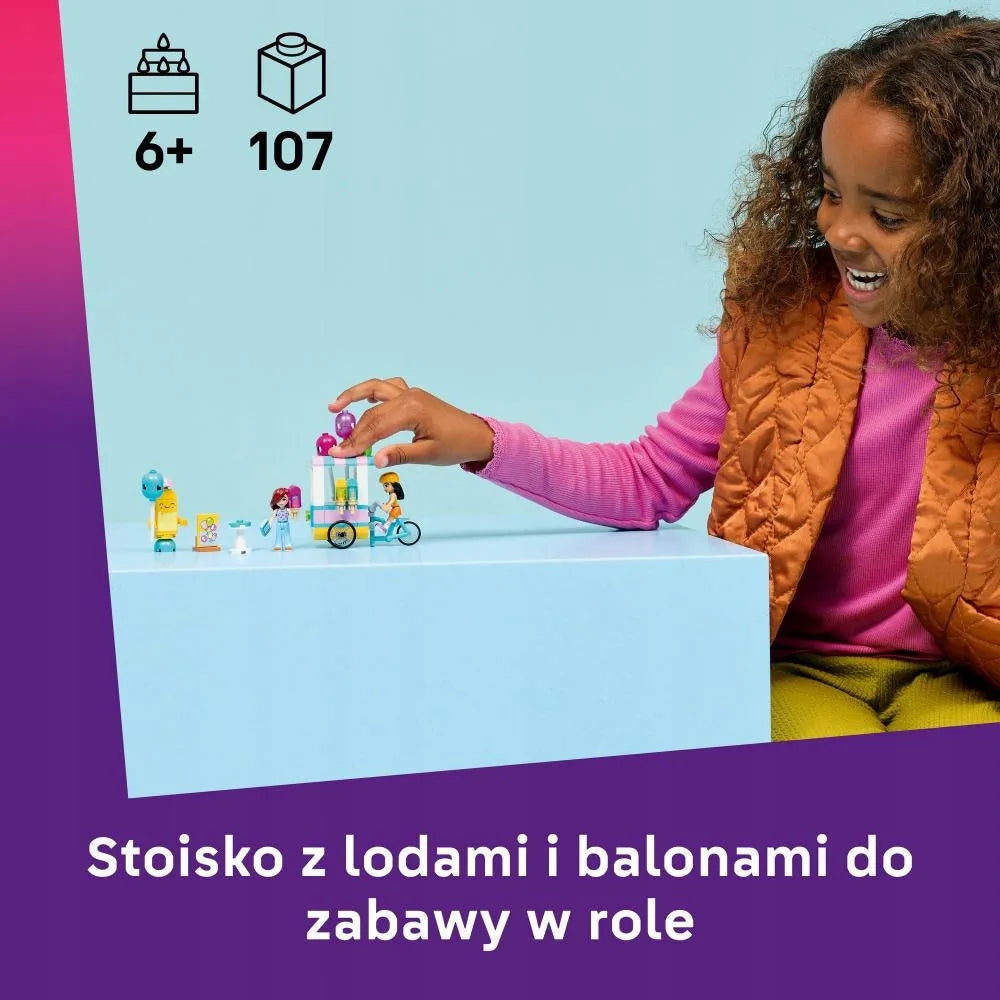 LEGO 42692 Friends Ledų ir balionų prekystalis