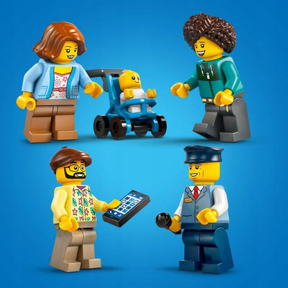 LEGO 60407 CITY Raudonasis dviaukštis autobusas