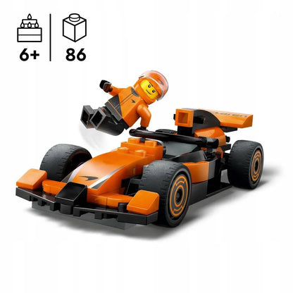 LEGO 60442 CITY F1 Vairuotojas ir McLaren bolidas