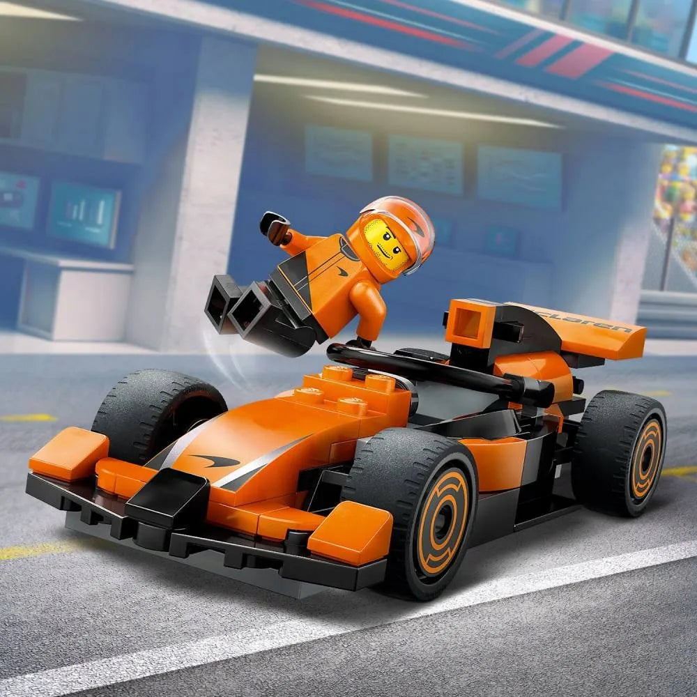 LEGO 60442 CITY F1 Vairuotojas ir McLaren bolidas