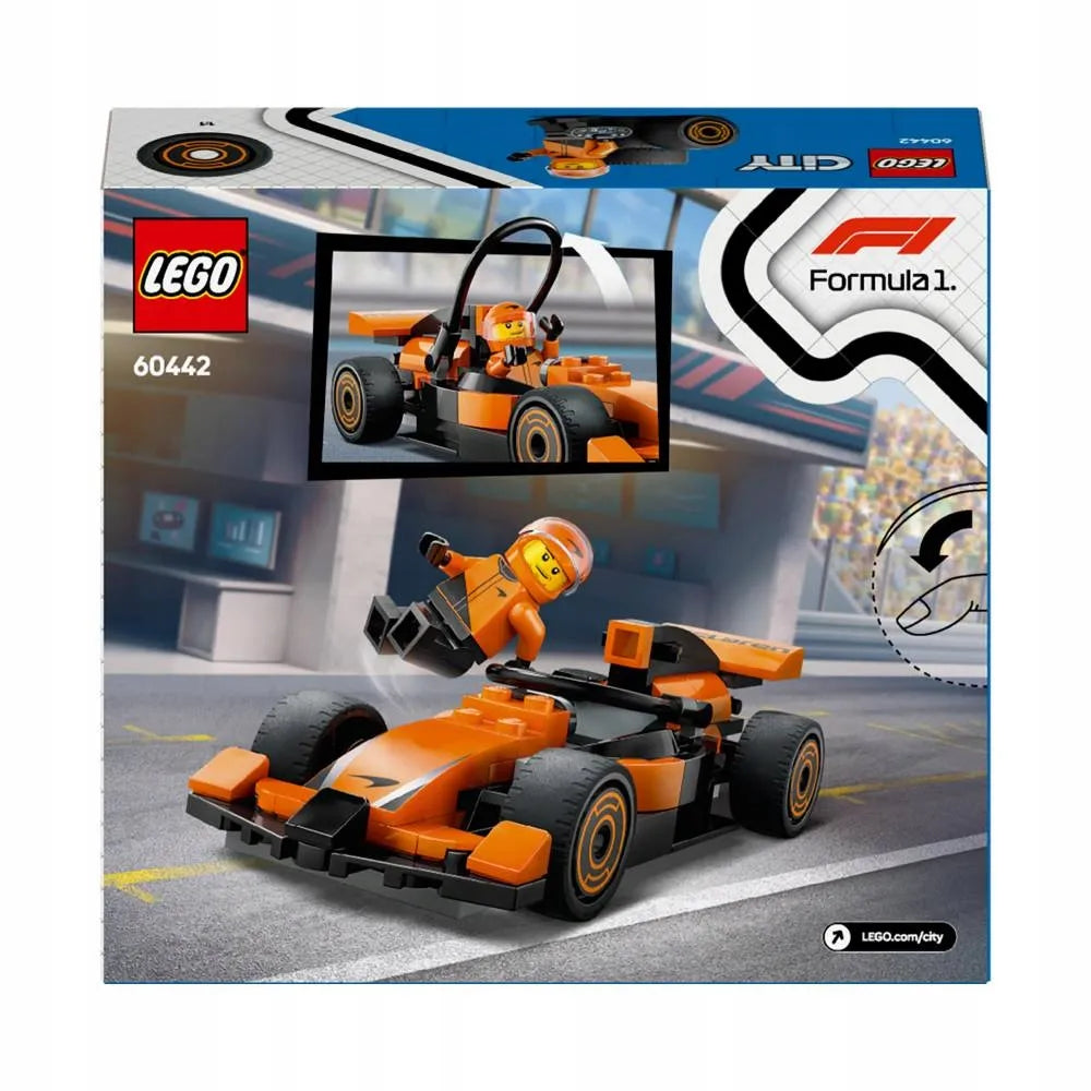 LEGO 60442 CITY F1 Vairuotojas ir McLaren bolidas