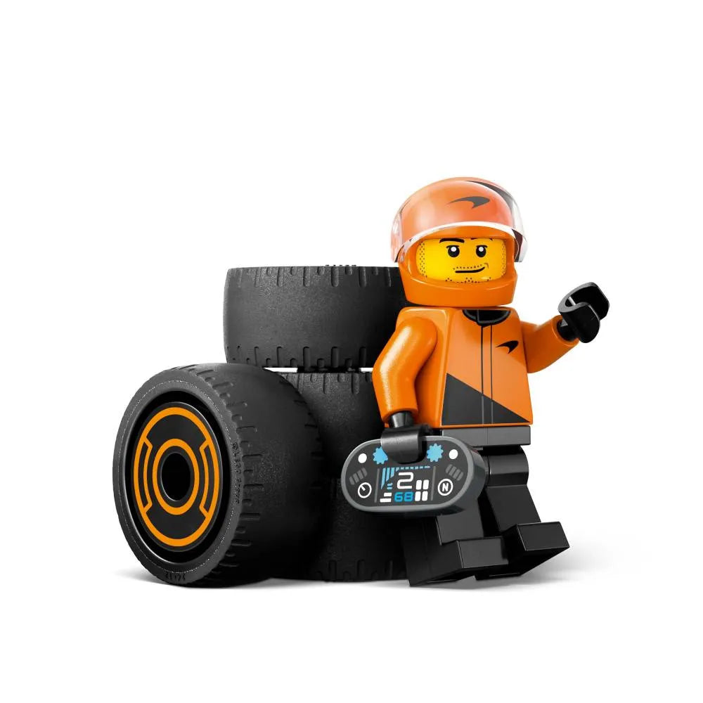 LEGO 60442 CITY F1 Vairuotojas ir McLaren bolidas