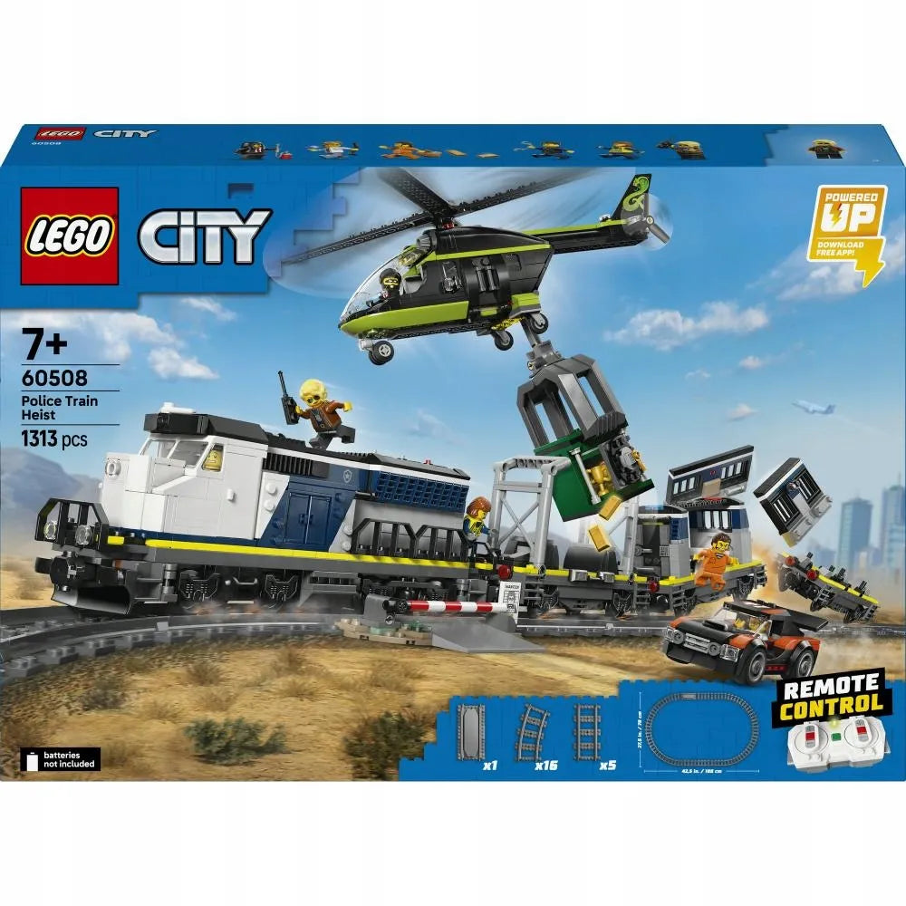 LEGO City 60508 Policijos traukinio apiplėšimas