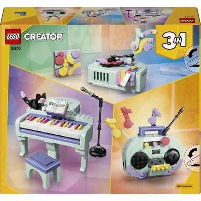 LEGO Creator 3 viename 31392 Muzikinis rinkinys: Pianinas su kate
