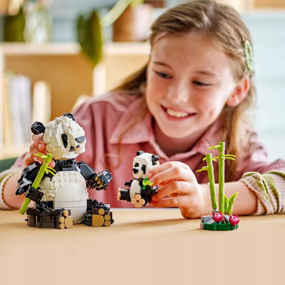 LEGO CREATOR 3 viename Laukiniai gyvūnai: pandų šeima 31165