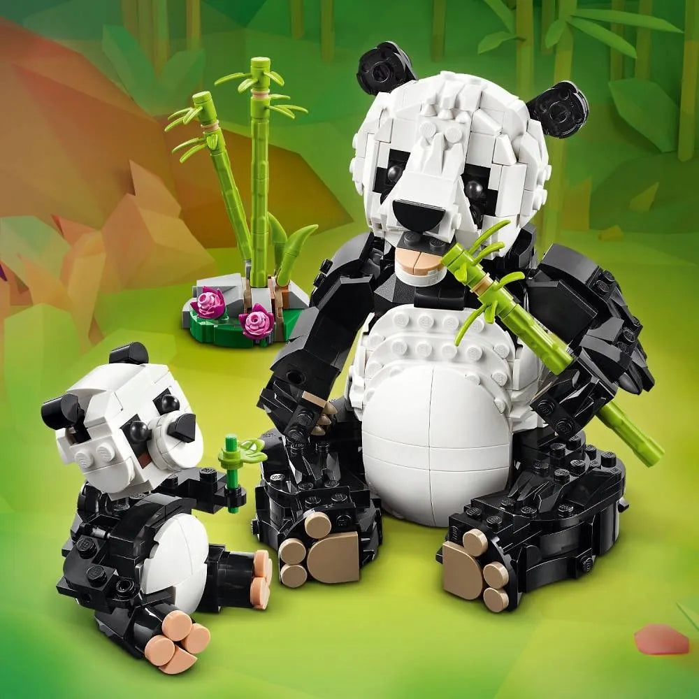 LEGO CREATOR 3 viename Laukiniai gyvūnai: pandų šeima 31165