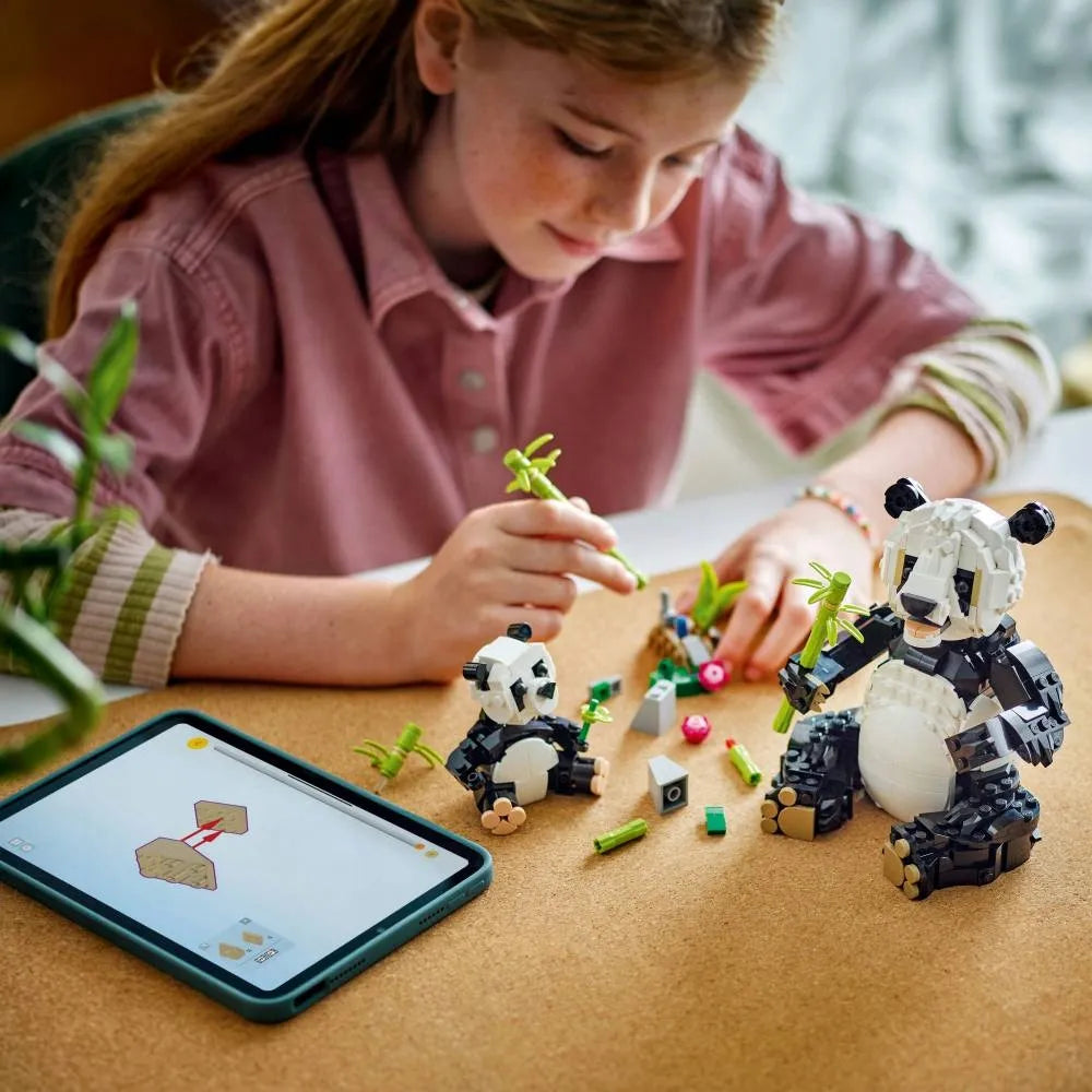 LEGO CREATOR 3 viename Laukiniai gyvūnai: pandų šeima 31165