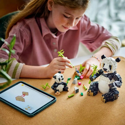LEGO CREATOR 3 viename Laukiniai gyvūnai: pandų šeima 31165