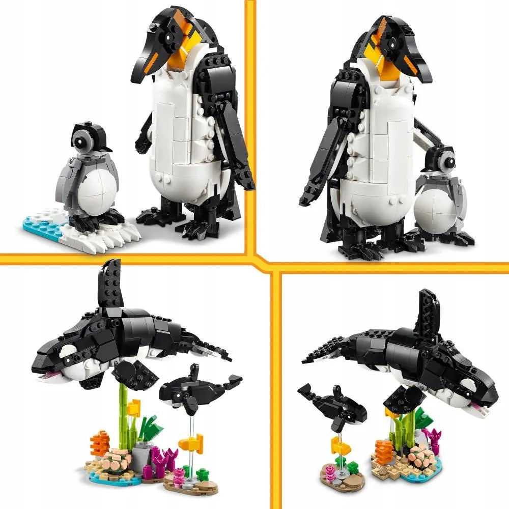 LEGO CREATOR 3 viename Laukiniai gyvūnai: pandų šeima 31165