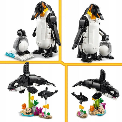 LEGO CREATOR 3 viename Laukiniai gyvūnai: pandų šeima 31165