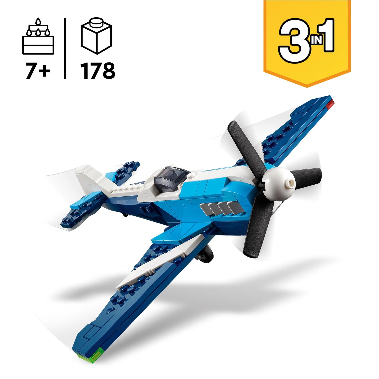 LEGO Creator 3 viename: Lenktyninis lėktuvas 31160