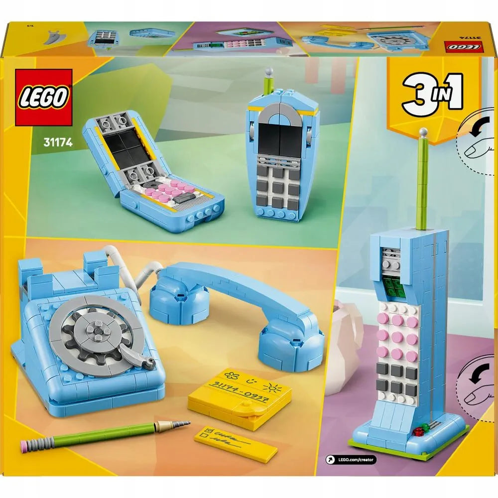 LEGO Creator 3 viename Retro stiliaus telefonas 31174