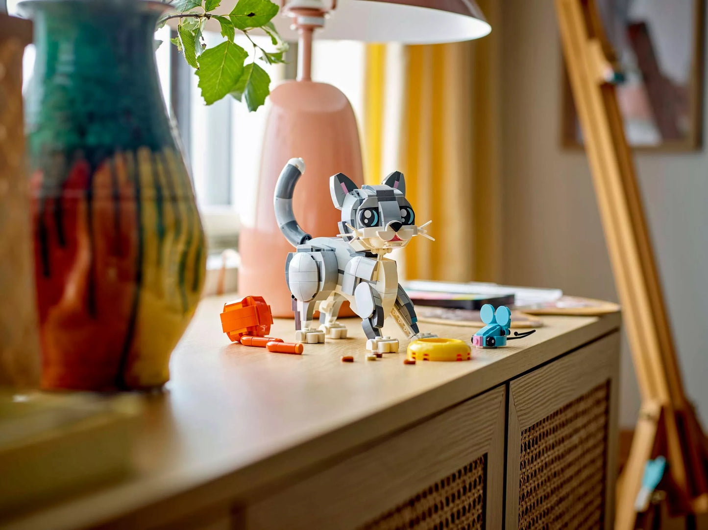 LEGO Creator 3in1 Išdykęs katinas, judrus šuo, mielas balandis 31163