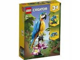 LEGO Creator Egzotiška papūga 31136 Žuvis Varlė 3viename