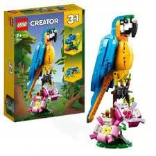LEGO Creator Egzotiška papūga 31136 Žuvis Varlė 3viename